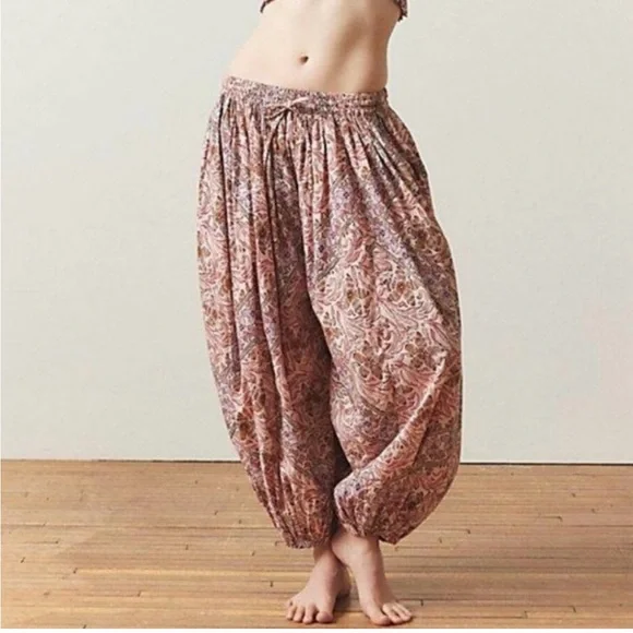 Urban Outfitters Out From Under NWOT Floral Harem Boho Pants - Picture 3 of 11